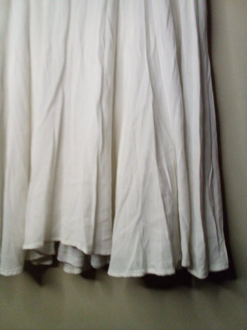 Torrid Skirt Women 3 3X Pull On Elastic Flowing Lined White - Picture 7 of 16